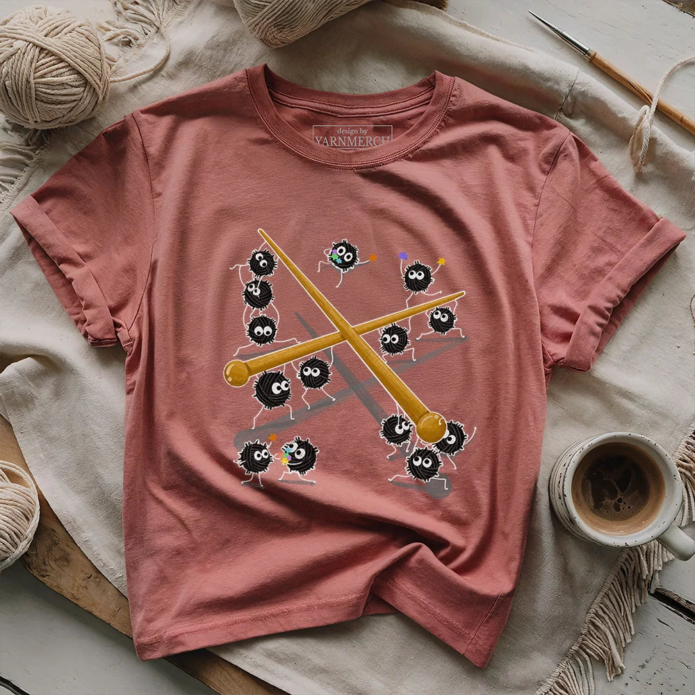 StitchSpiritsT shirt heathermauve