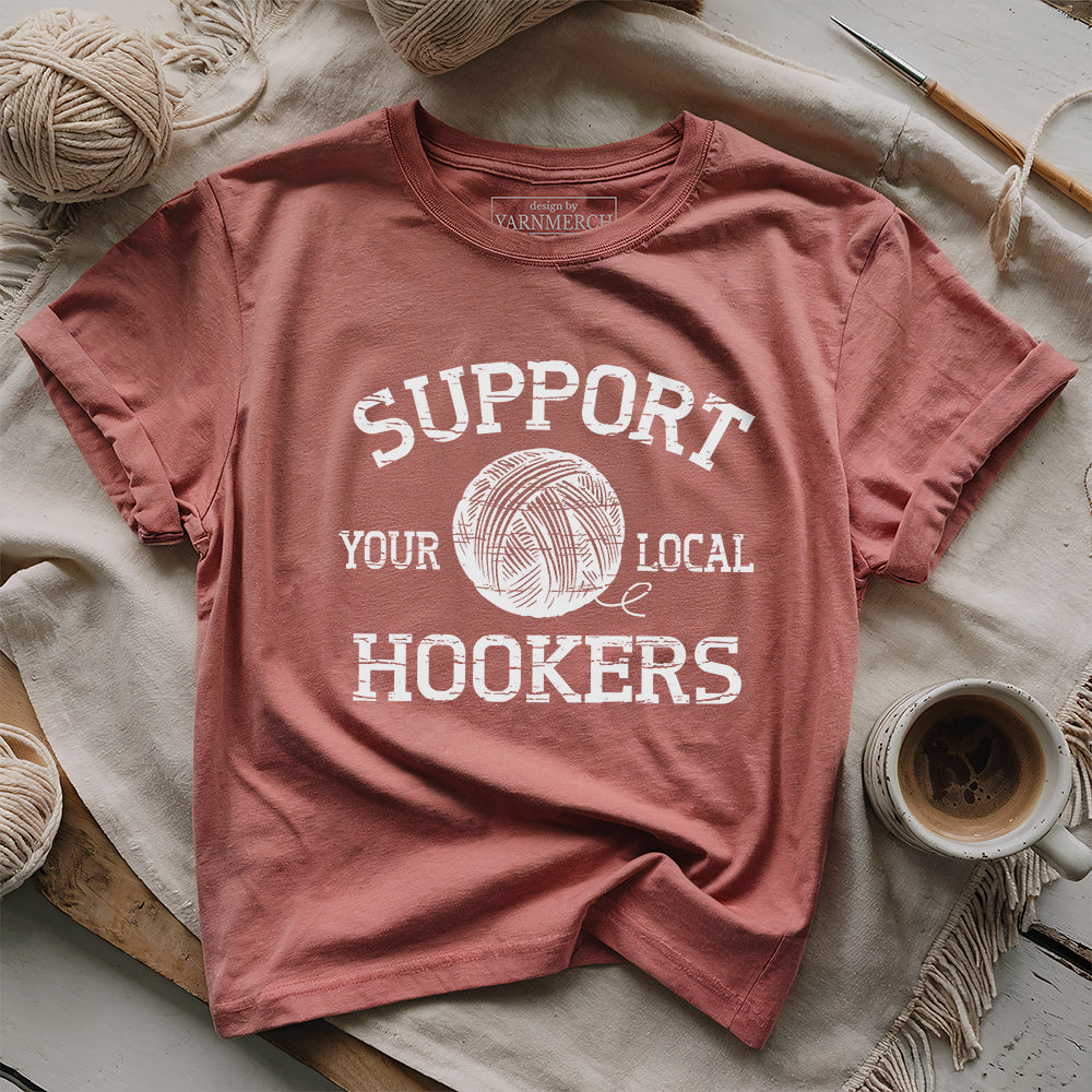 SupportLocalHookersT shirt HeatherMauve