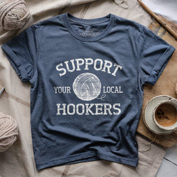 SupportLocalHookersT shirt HeatherNavy