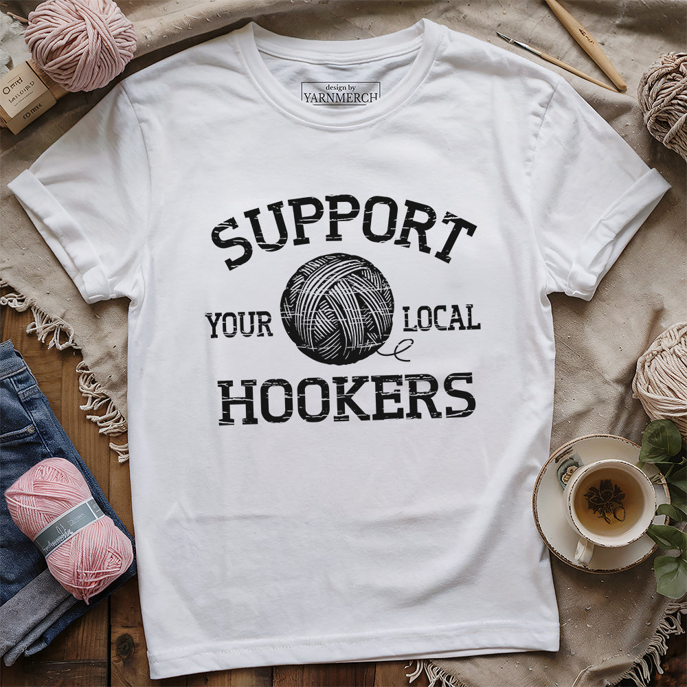 SupportLocalHookersT shirt White