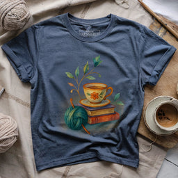 Tea_ThreadT shirt heathernavy