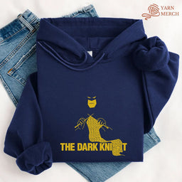 TheDarkKnitHoodie navy