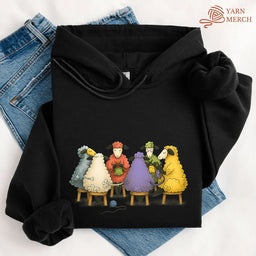 TheYarnCircleHoodie black