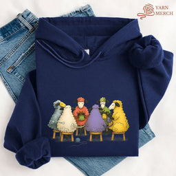TheYarnCircleHoodie navy