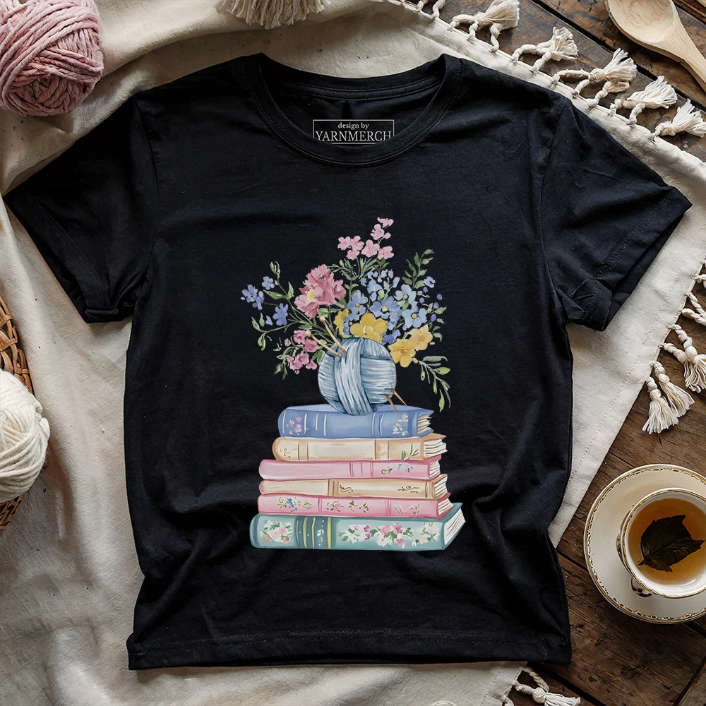 TheYarnDiariesT shirt black