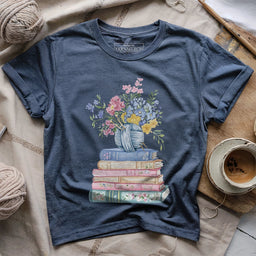 TheYarnDiariesT shirt heathernavy