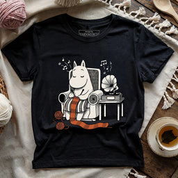 The_Gentle_Hippo_Knitter_T shirt_ _black
