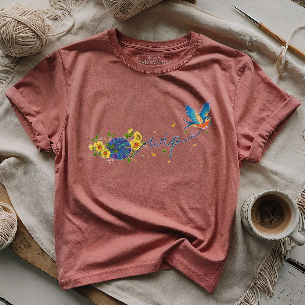 WIPWorkInProgressT shirt heathermauve