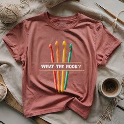 WhatthehookT shirt heathermauve