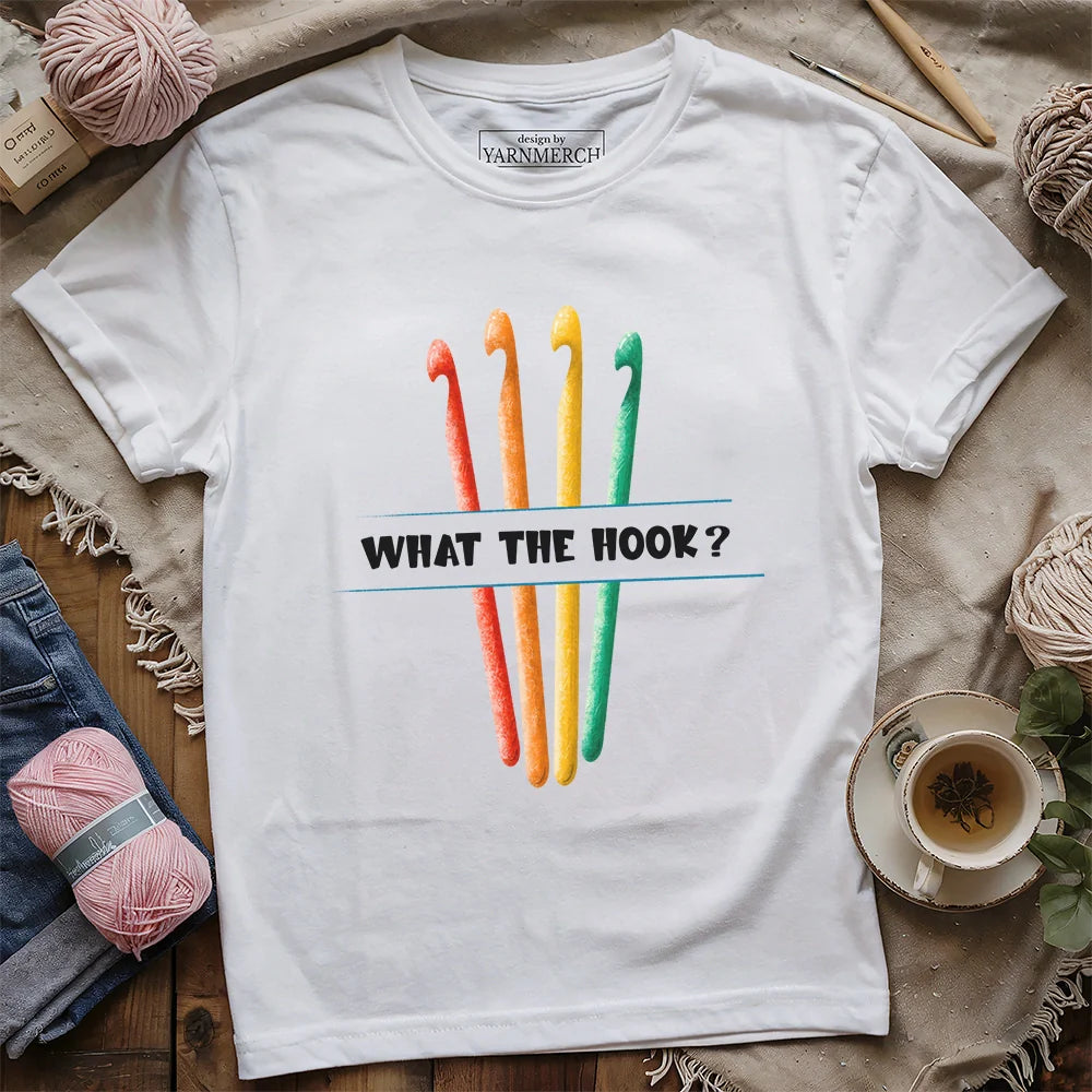 WhatthehookT shirt white