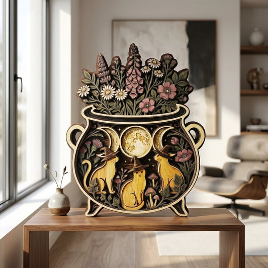 Wooden_art_piece_on_table