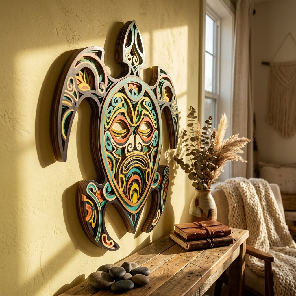Wooden_turtle_art_with_shadows