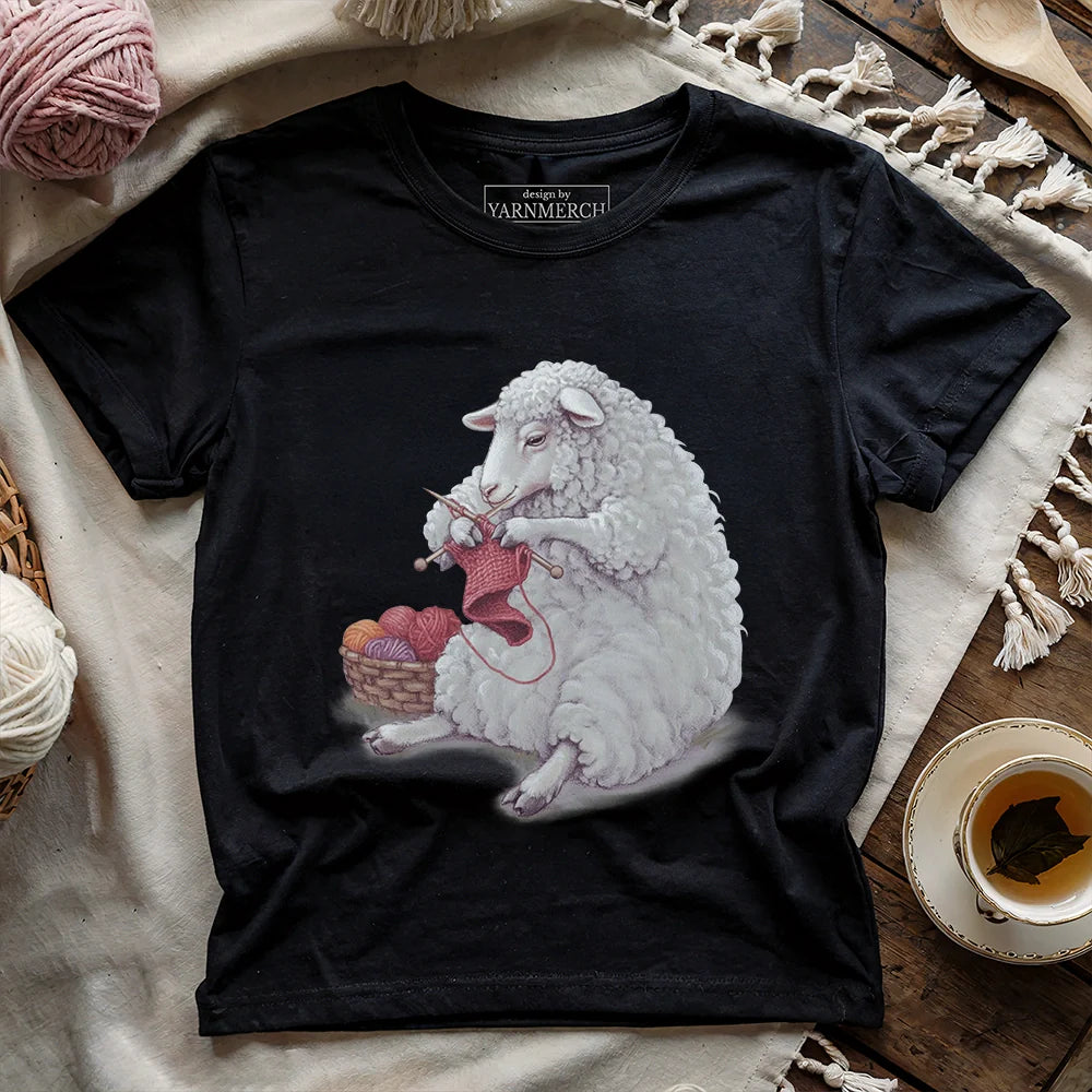 WoollyKnittingT shirt black