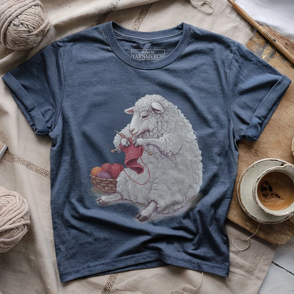 WoollyKnittingT shirt heathernavy