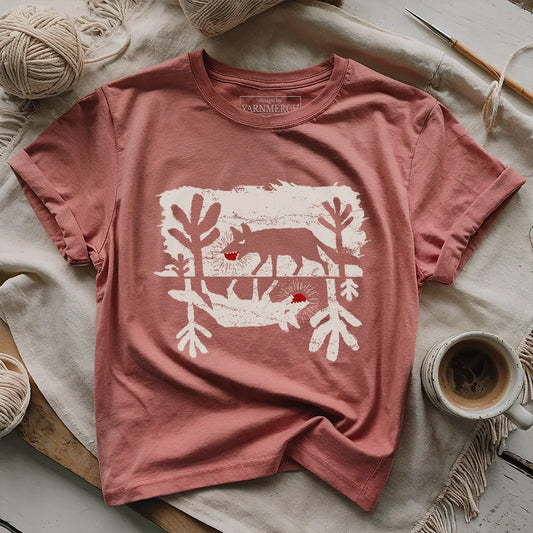 YarnMythologyT shirt heathermauve