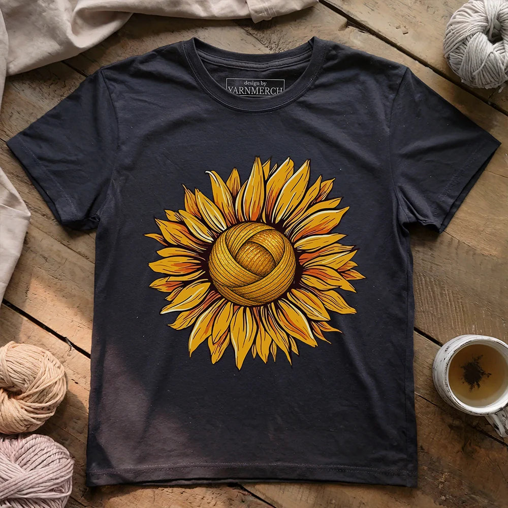 YarnflowerT shirt darkgreyheather