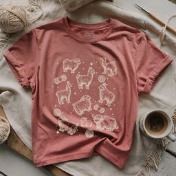 YarnimalsT shirt heathermauve