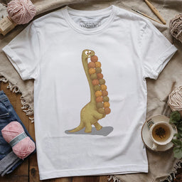 YarnosaurusRexT shirt white
