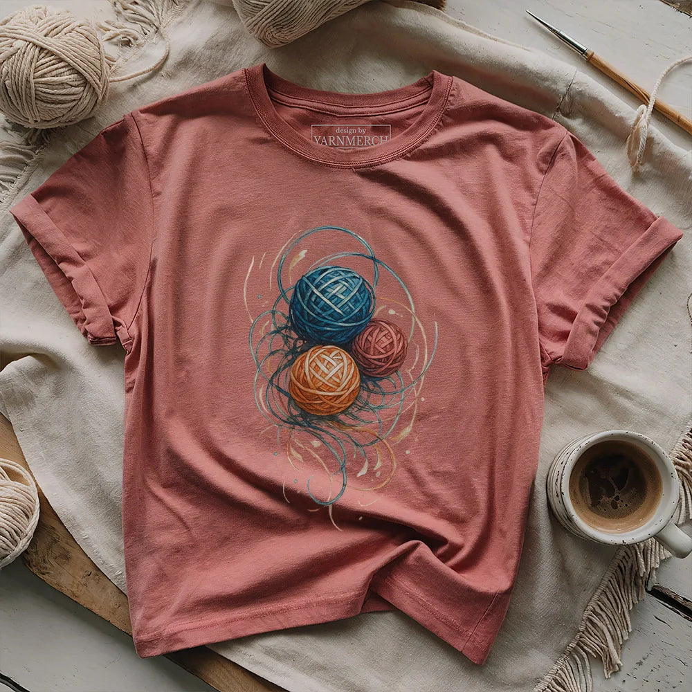 YarnstormT shirt heathermauve
