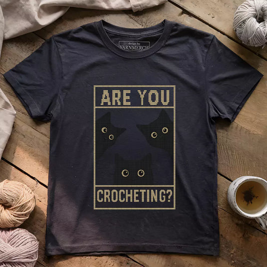 are u crocheting t shirt dark grey heather