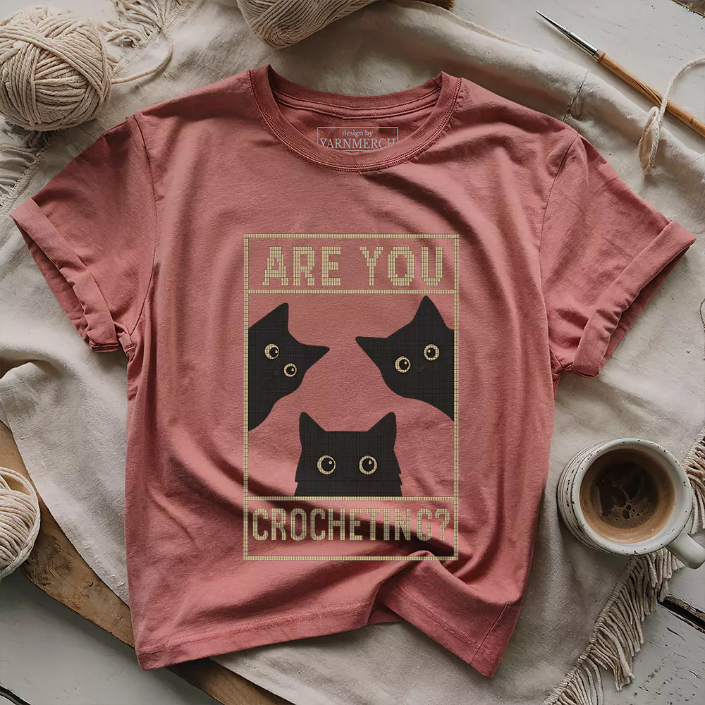 are u crocheting t shirt heather mauve