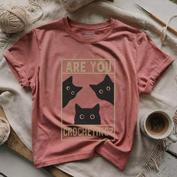 are u crocheting t shirt heather mauve