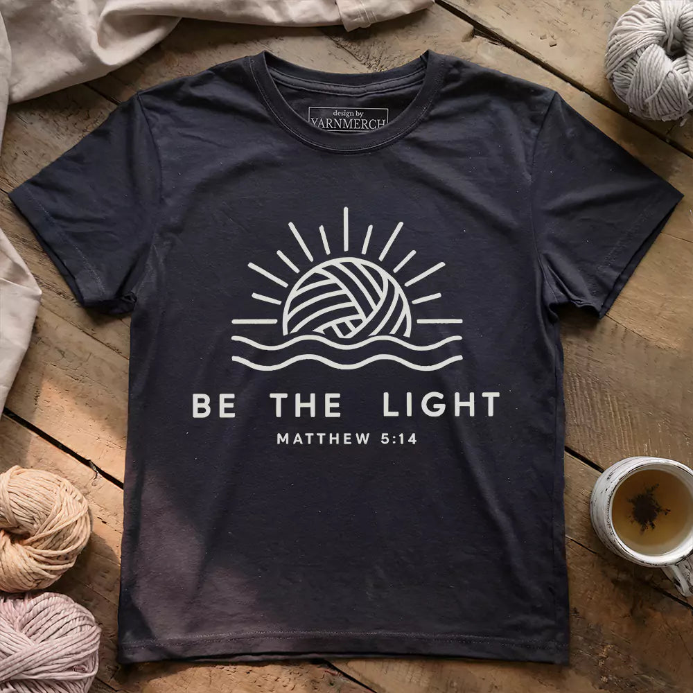 be the light t shirt dark grey heather