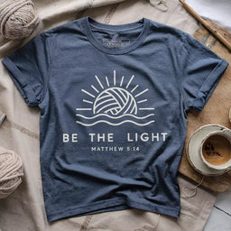 be the light t shirt heather navy