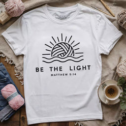 be the light t shirt white