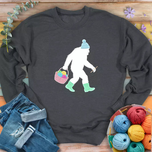 bigfoot sweatshirt dark heather_43259e59 c3fc 487b 9dd3 cec1952cc250