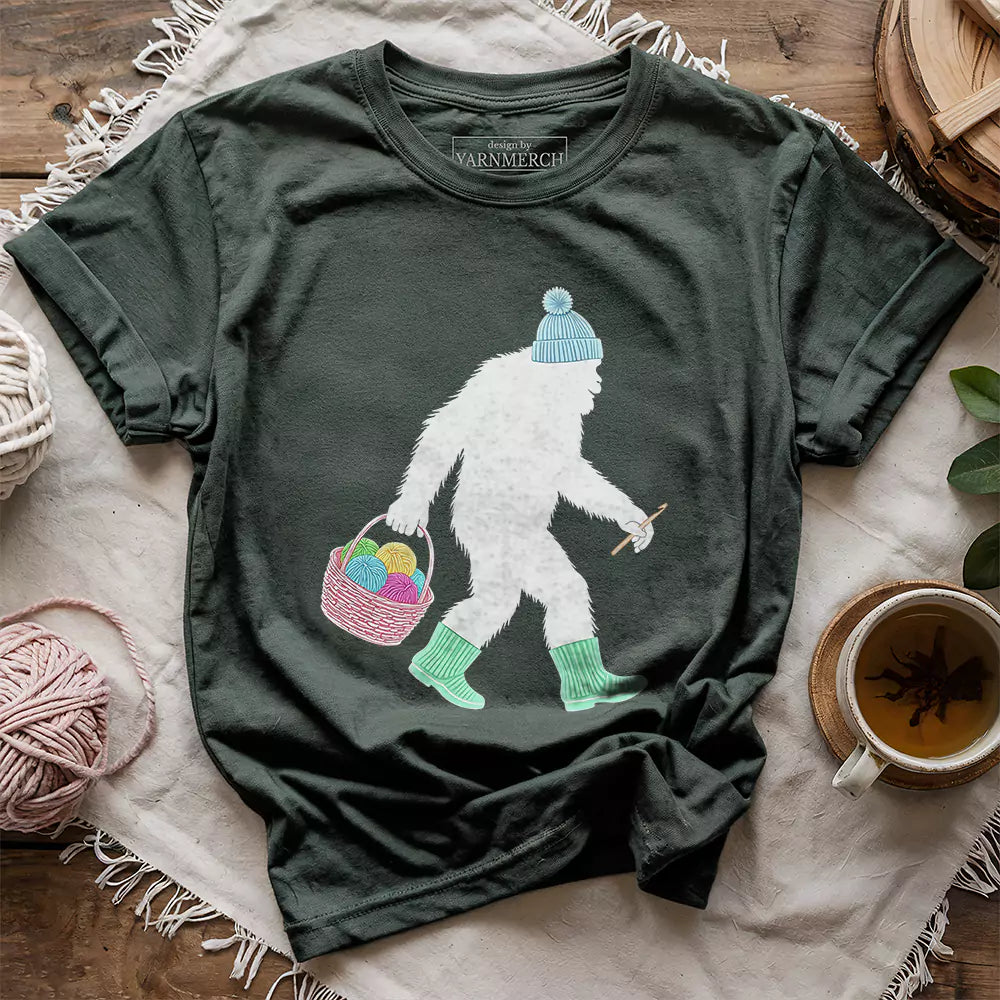 bigfoot t shirt forest