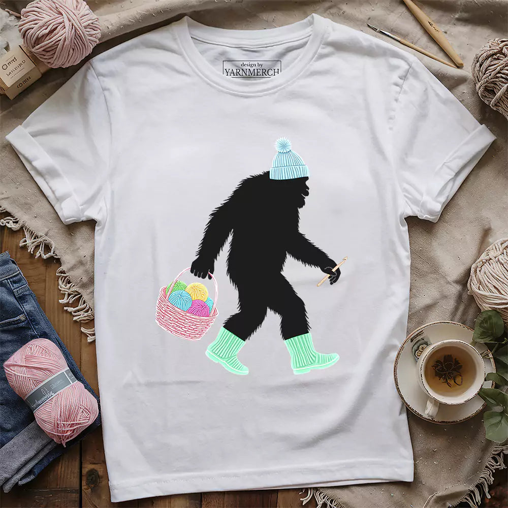 bigfoot t shirt white