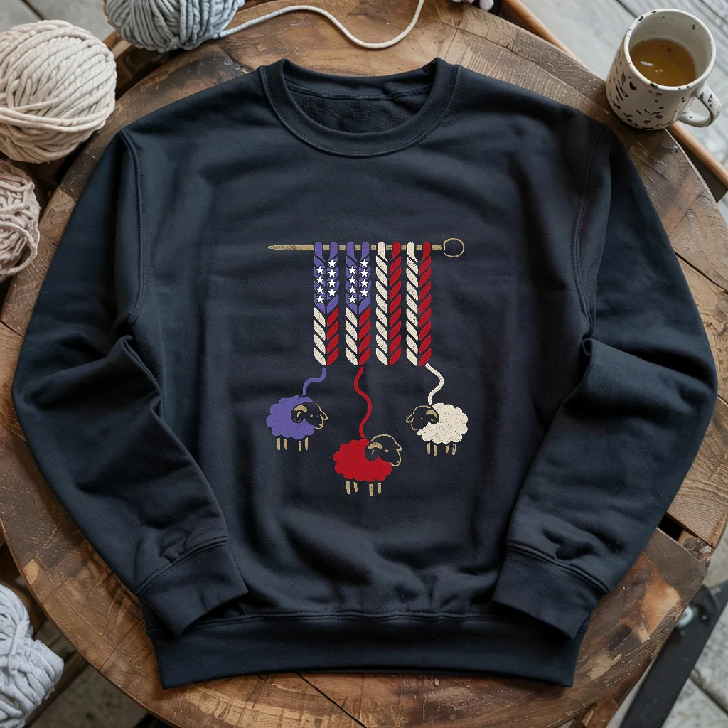 black AmericaWoolSweatshirt