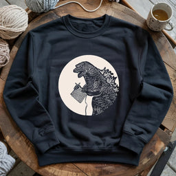 black KnitzillaSweatshirt