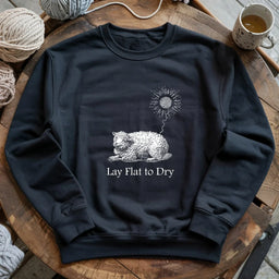 black LayFlatSweatshirt