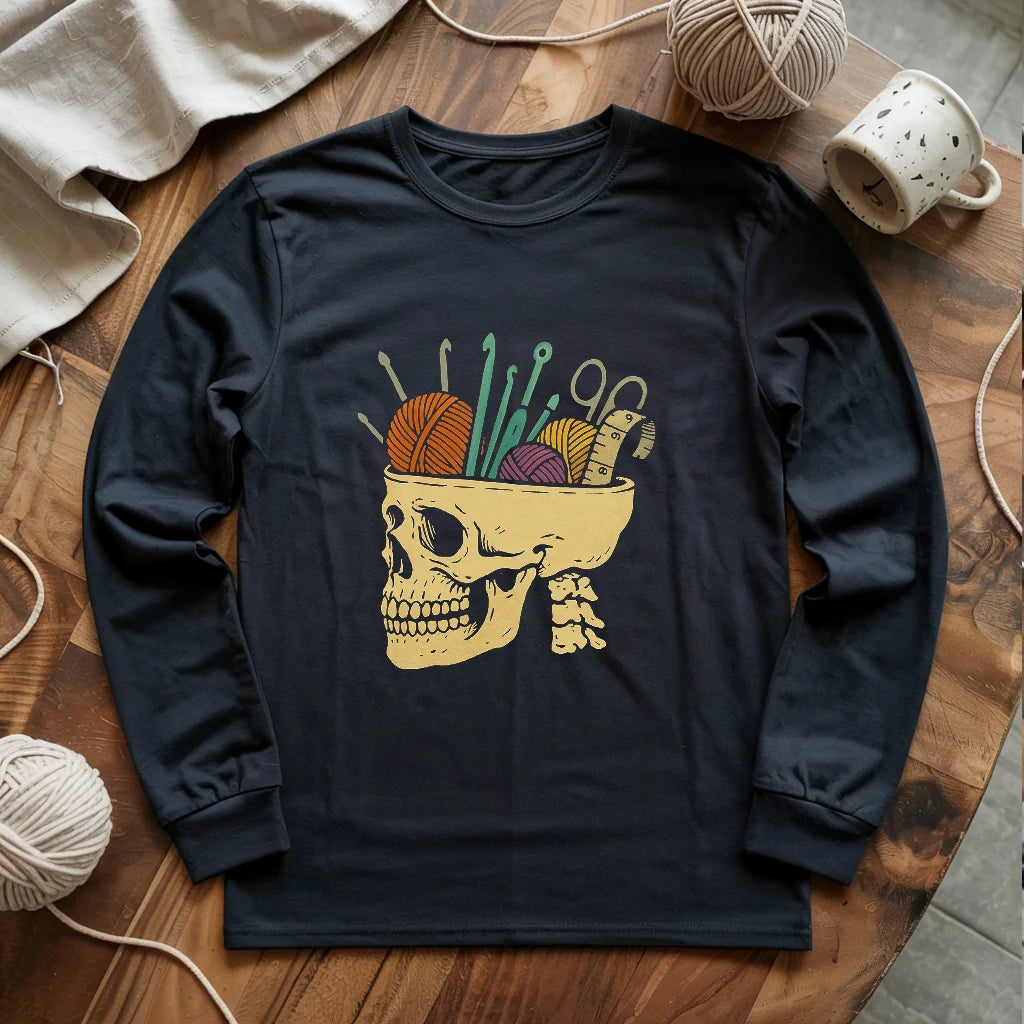 black MurderYarnLongSleeveT shirt