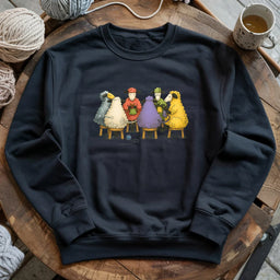 black TheYarnCircleSweatshirt