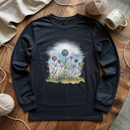 black YarnFieldLongSleeveT shirt