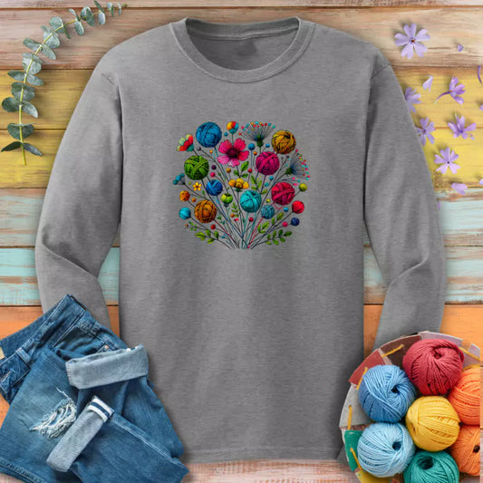 blooming yarn long sleeve sport grey