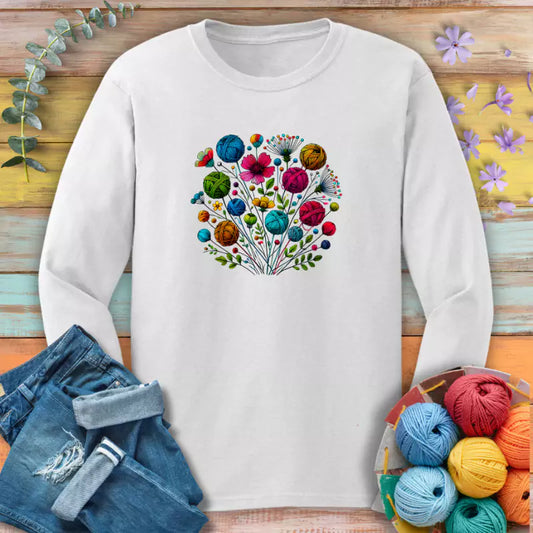 blooming yarn long sleeve white