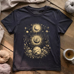 bohemian yarn t shirt dark grey heather