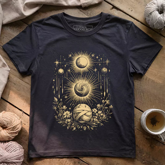 bohemian yarn t shirt dark grey heather