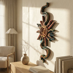 celestial sun serpent wall art3
