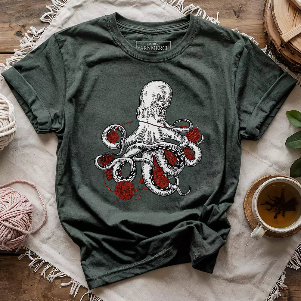 craftopus t shirt forest