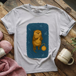 crafty otter t shirt athletic heather