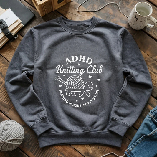 darkheather ADHDKnittingClubSweatshirt
