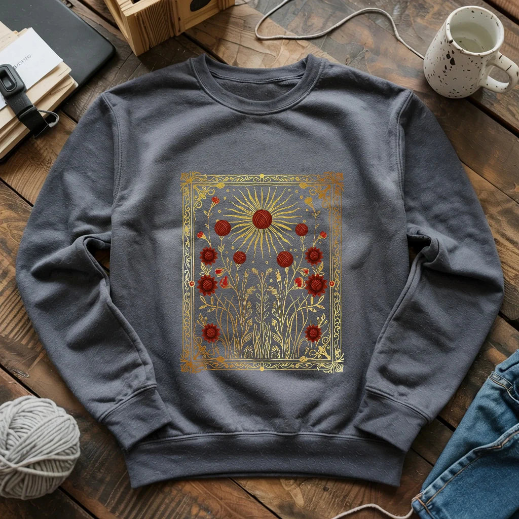 darkheather EnergyOfYarnSweatshirt