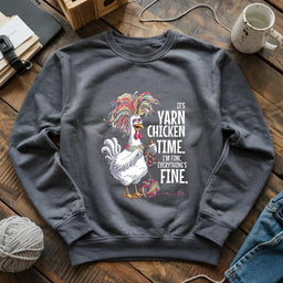 darkheather YarnChickenTimeSweatshirt