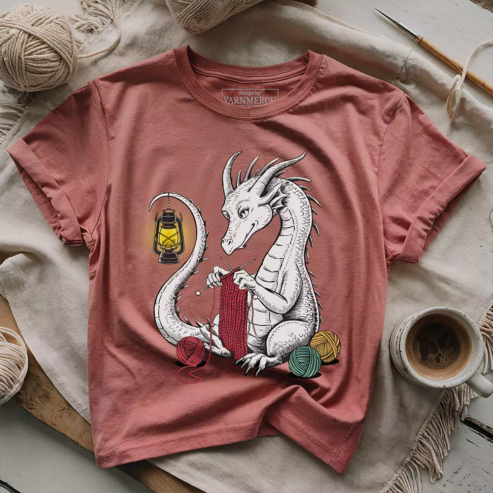 dragwool t shirt heather mauve