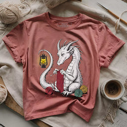dragwool t shirt heather mauve